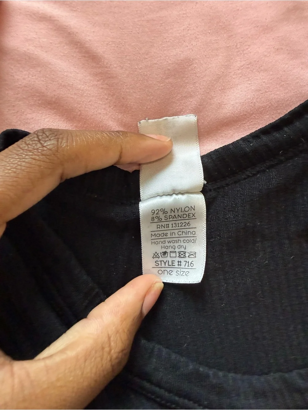 Black Ribbed Tank Top - Picture 2 of 4